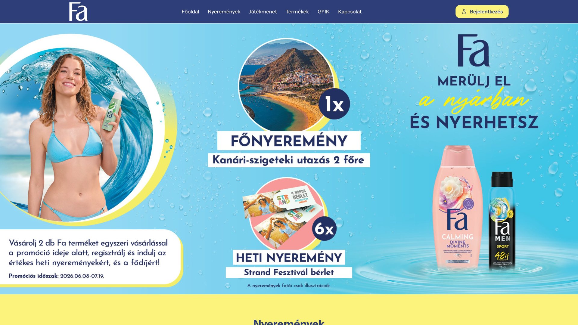 Fa – Merülj el a nyárban!