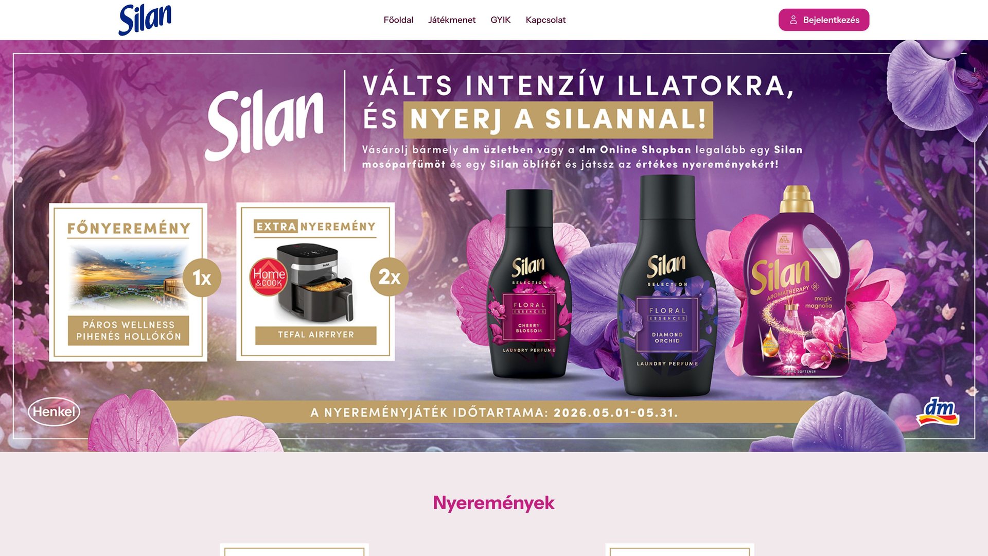 Válts intenzív illatokra, és nyerj a Silannal!